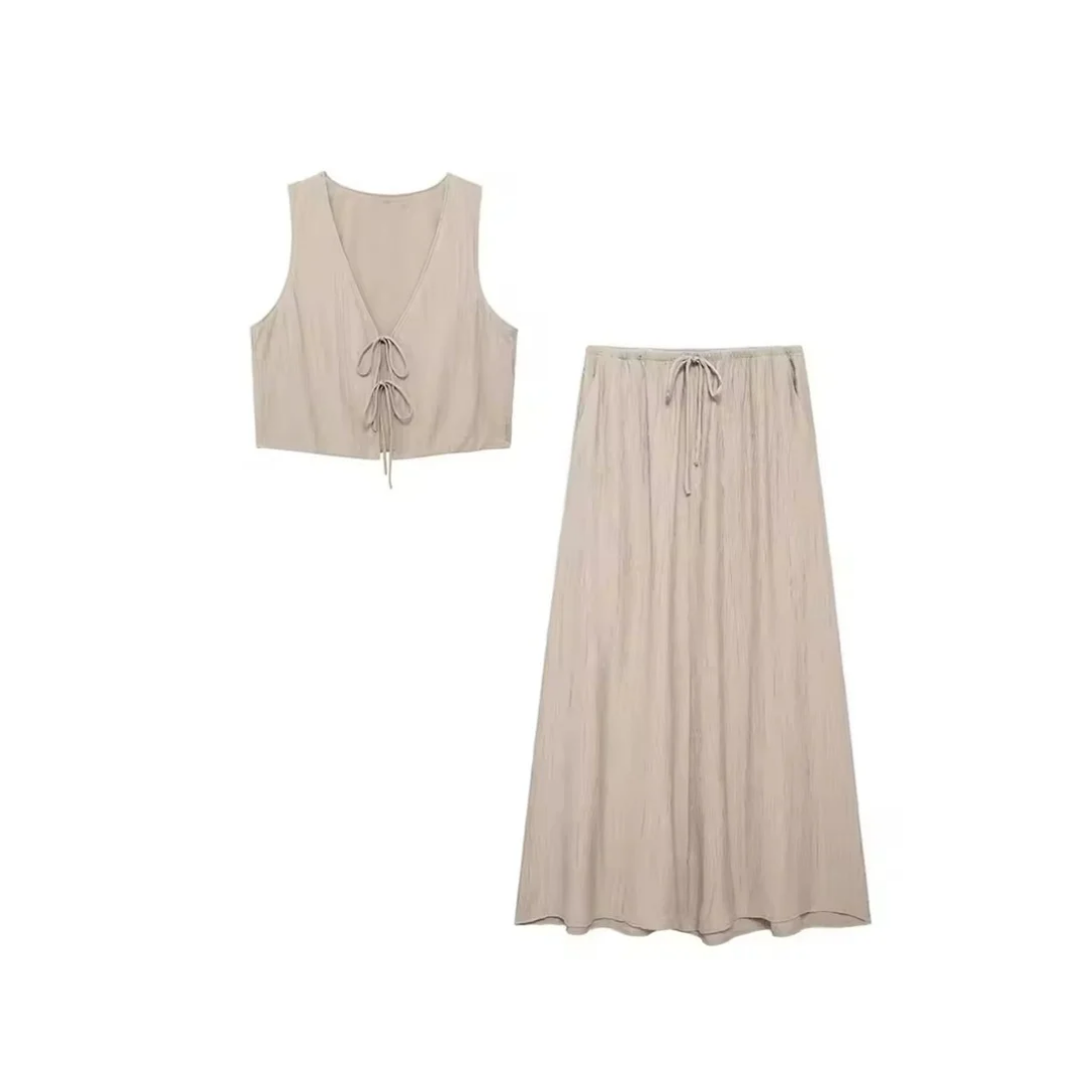 SONYA – Two-piece set with crop top & skirt